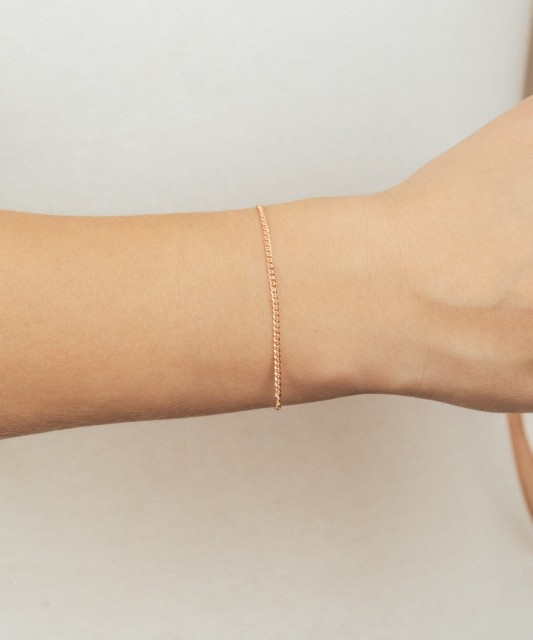 Gold bracelet "Mona Liza" 1.7mm