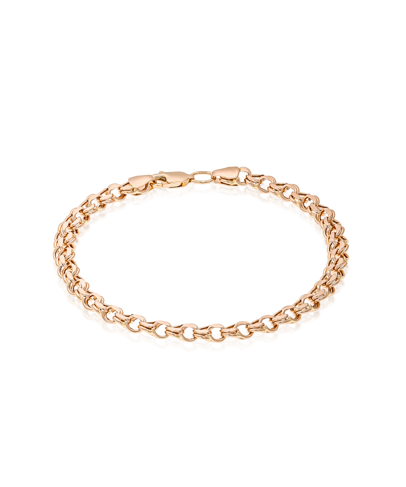 Gold bracelet "Bismark" 5.3mm