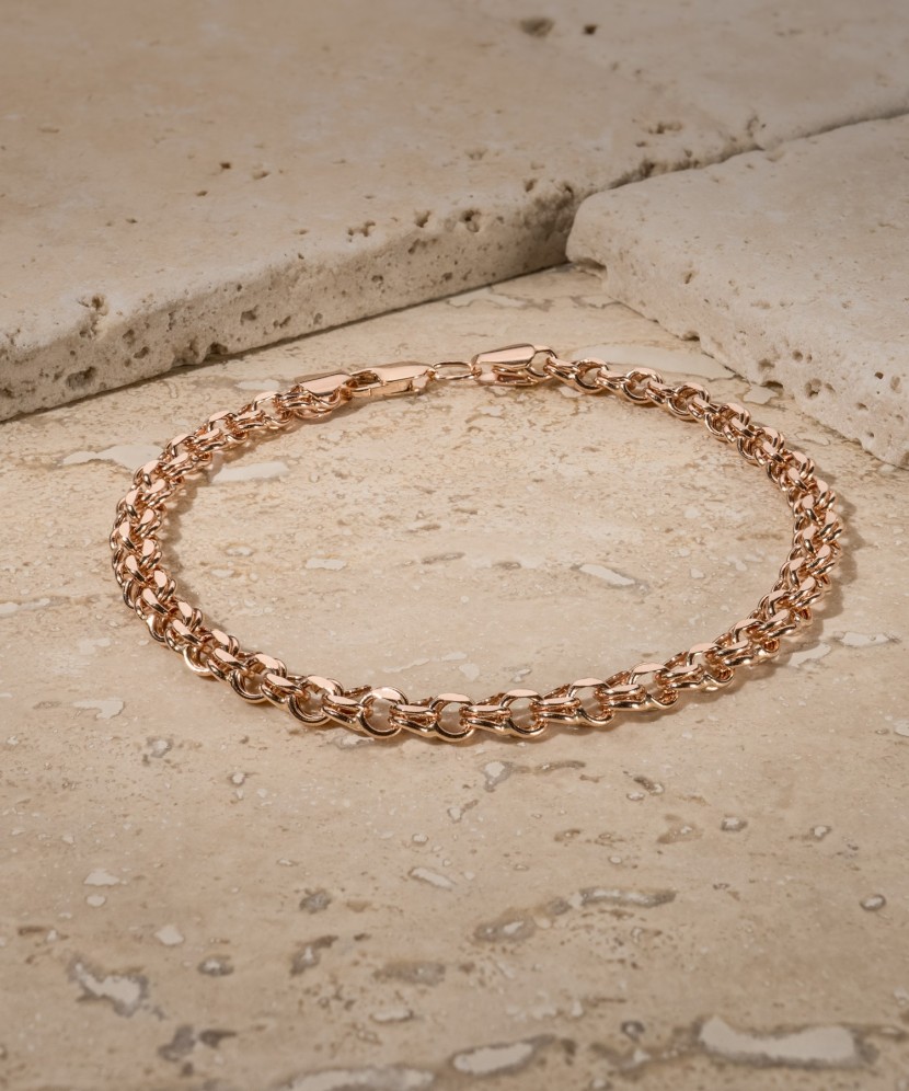 Gold bracelet "Bismark" 5.3mm