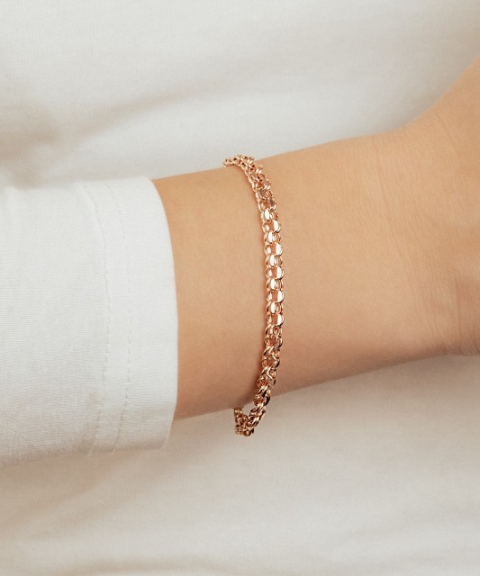 Gold bracelet "Bismark" 5.3mm