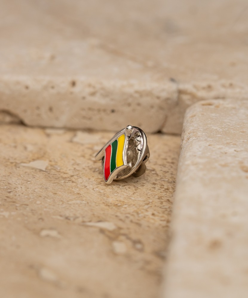 Sidabrinis ženkiukas "Lietuvos vėliava"