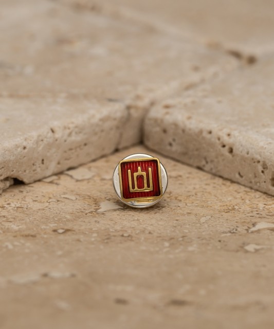 Sidabrinis ženkiukas "Gedimino stulpai"