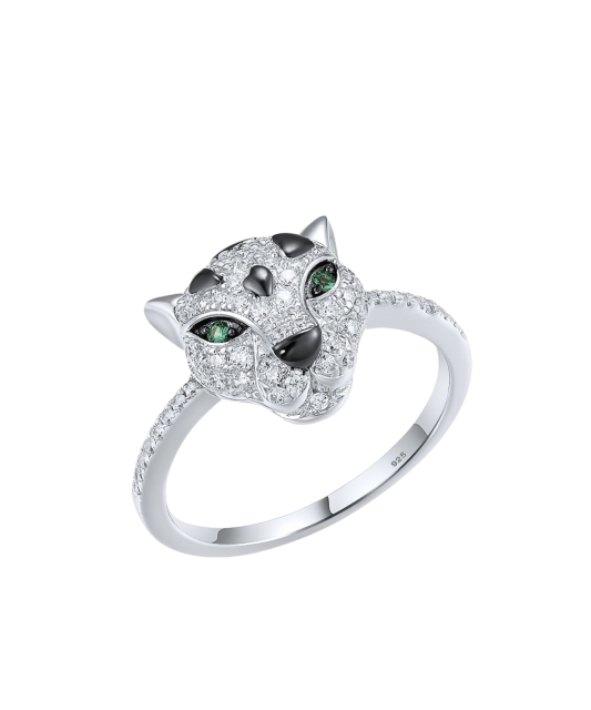 Hopeasormus spinelleillä ja zirkoneilla