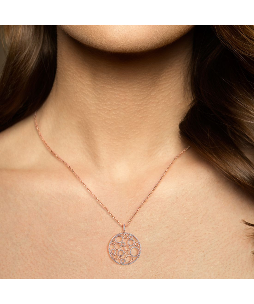 Kullattu Hopeariipus zirkoneilla