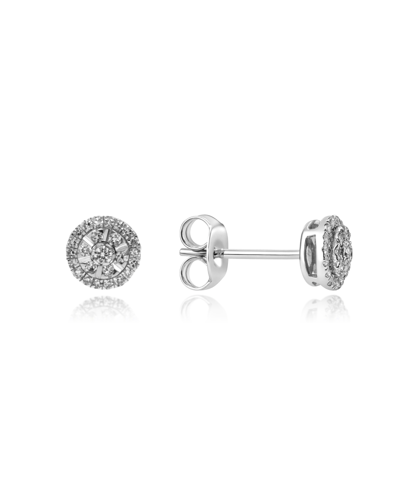 White Gold earrings with diamonds