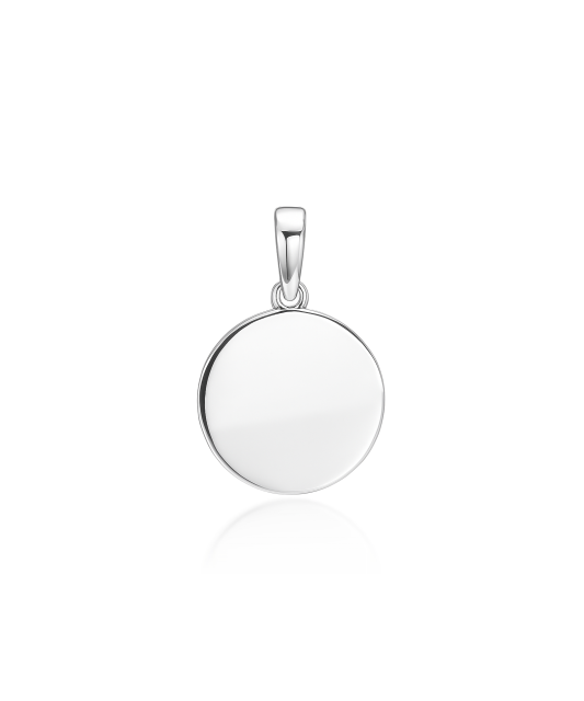 Sterling silver pendant "Plate"