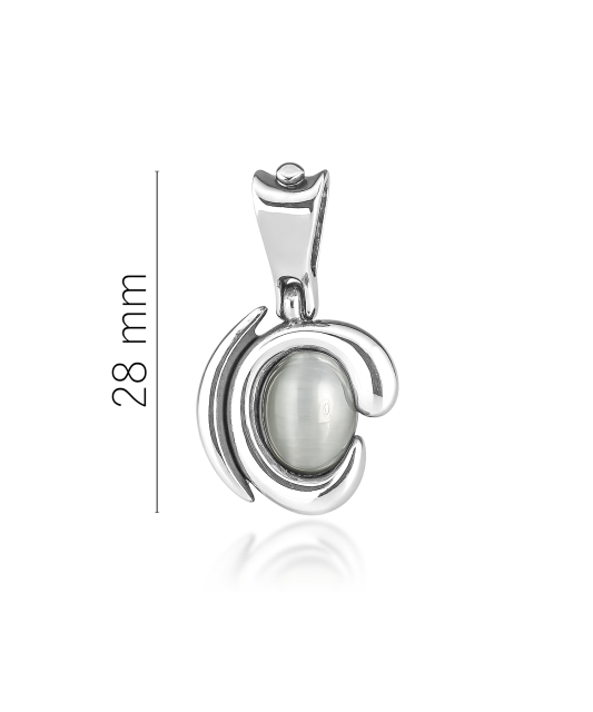 Hopeariipus kissansilmäkivellä