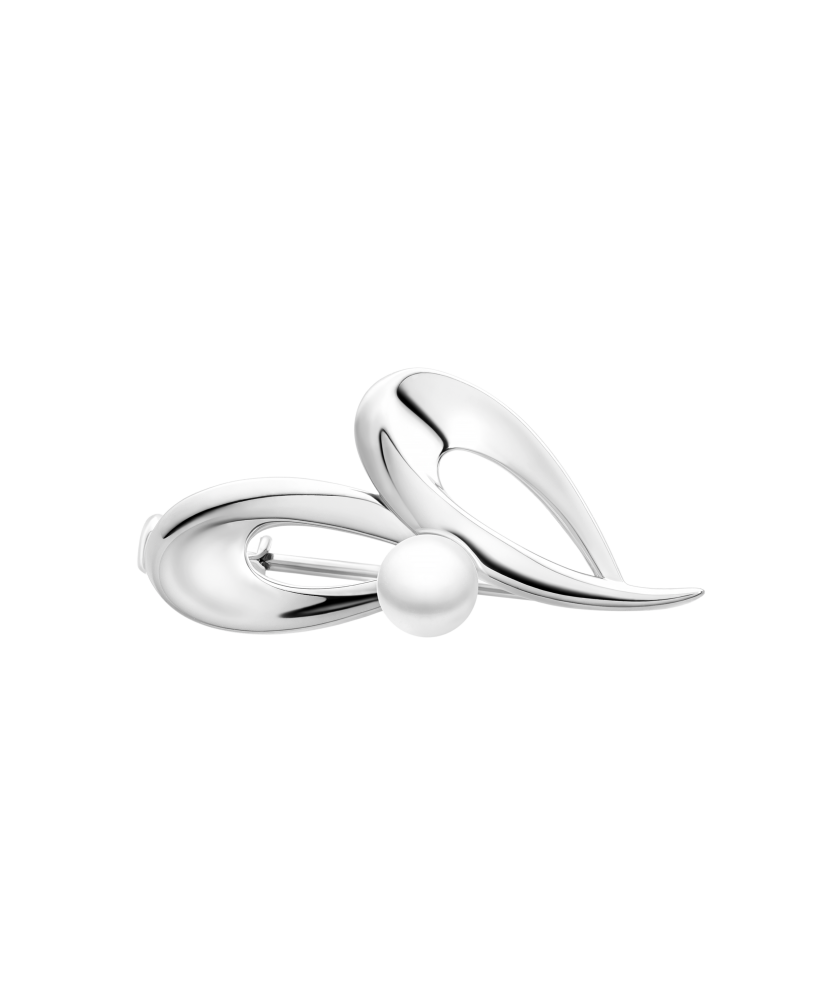 Sterling silver  brooch with pearl