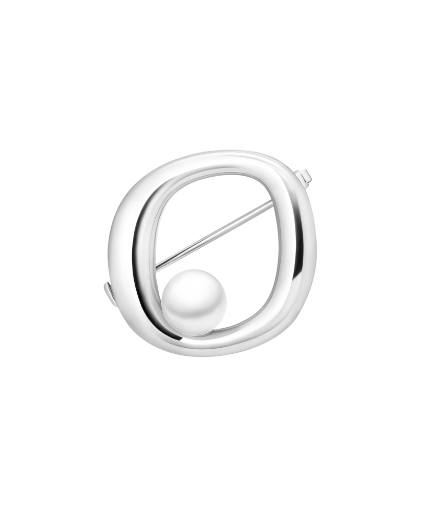 Sterling silver  brooch with pearl
