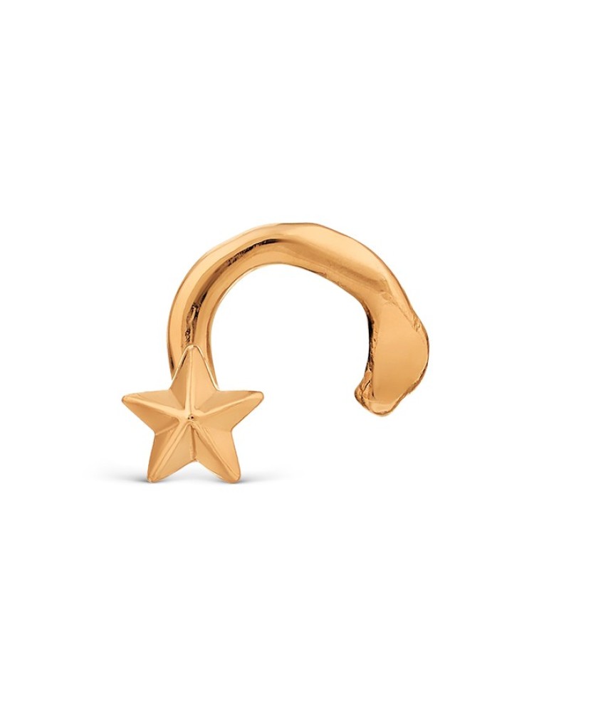 Auksinis auskaras į nosį - Auskarai į bambą ir nosį - Goldinga