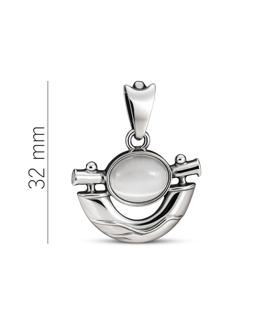 Hopeariipus kissansilmäkivellä