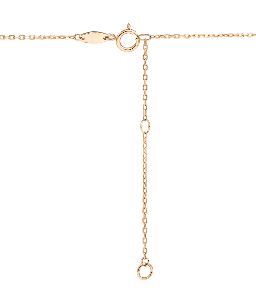 Gold chain with pendant "infinity"