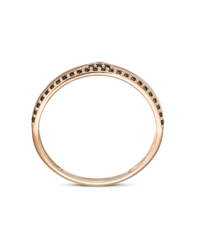 Kultasormus zirkoneilla