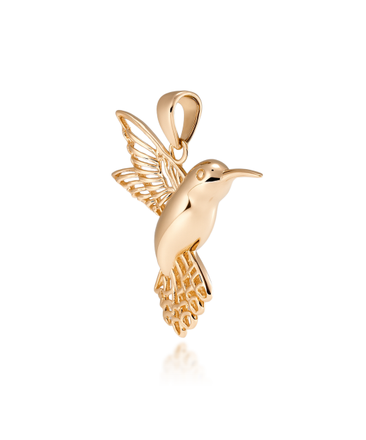 Kultainen riipus "kolibri"