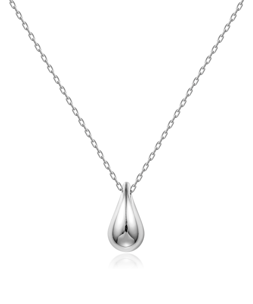 White gold chain with pendant