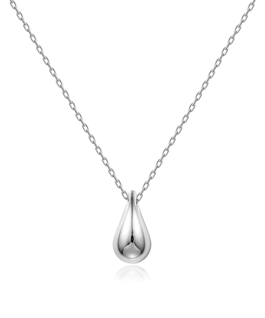 White gold chain with pendant