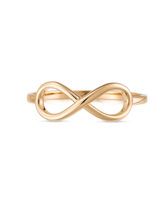 Gold ring "infinity"