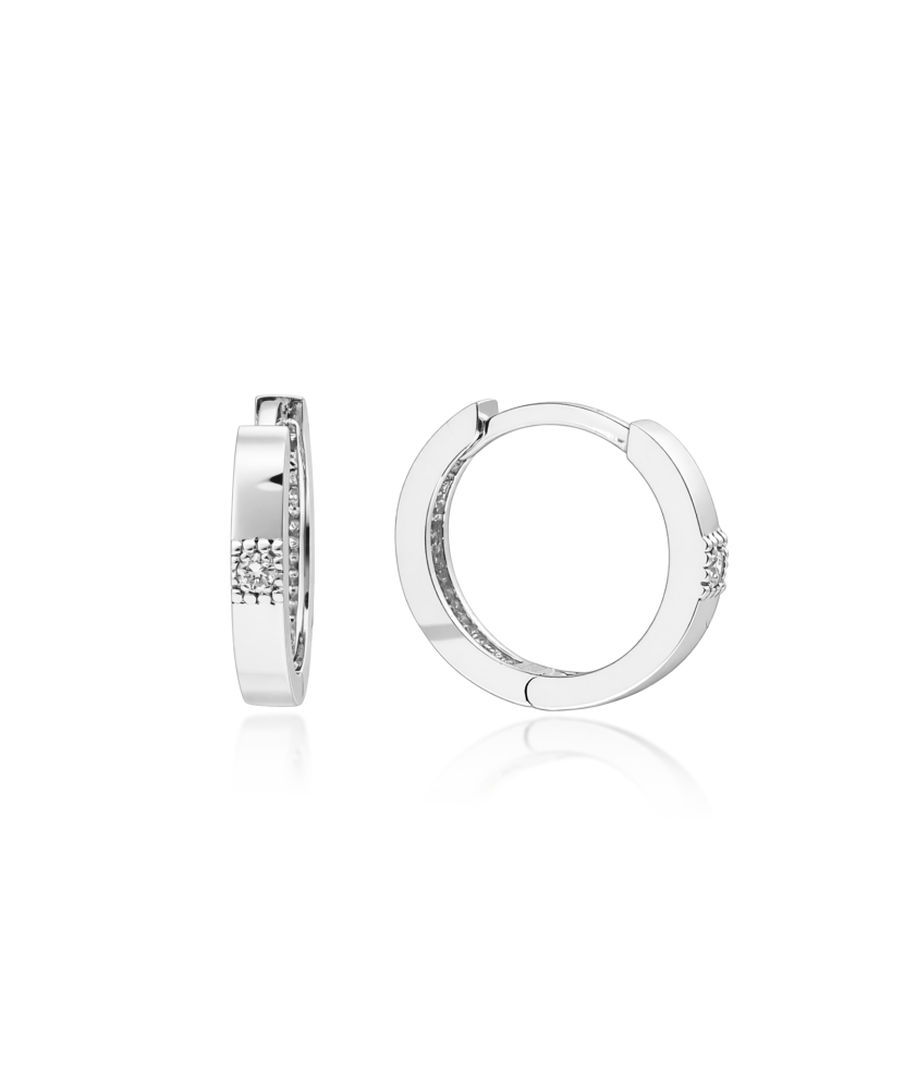 White Gold earrings with diamonds