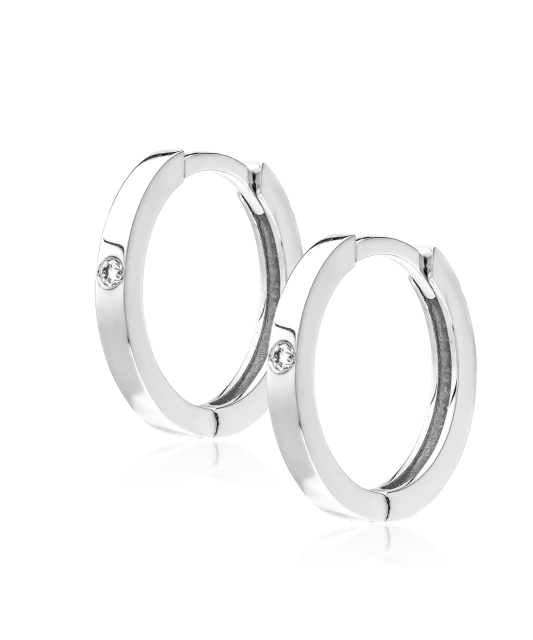 White Gold earrings with diamonds