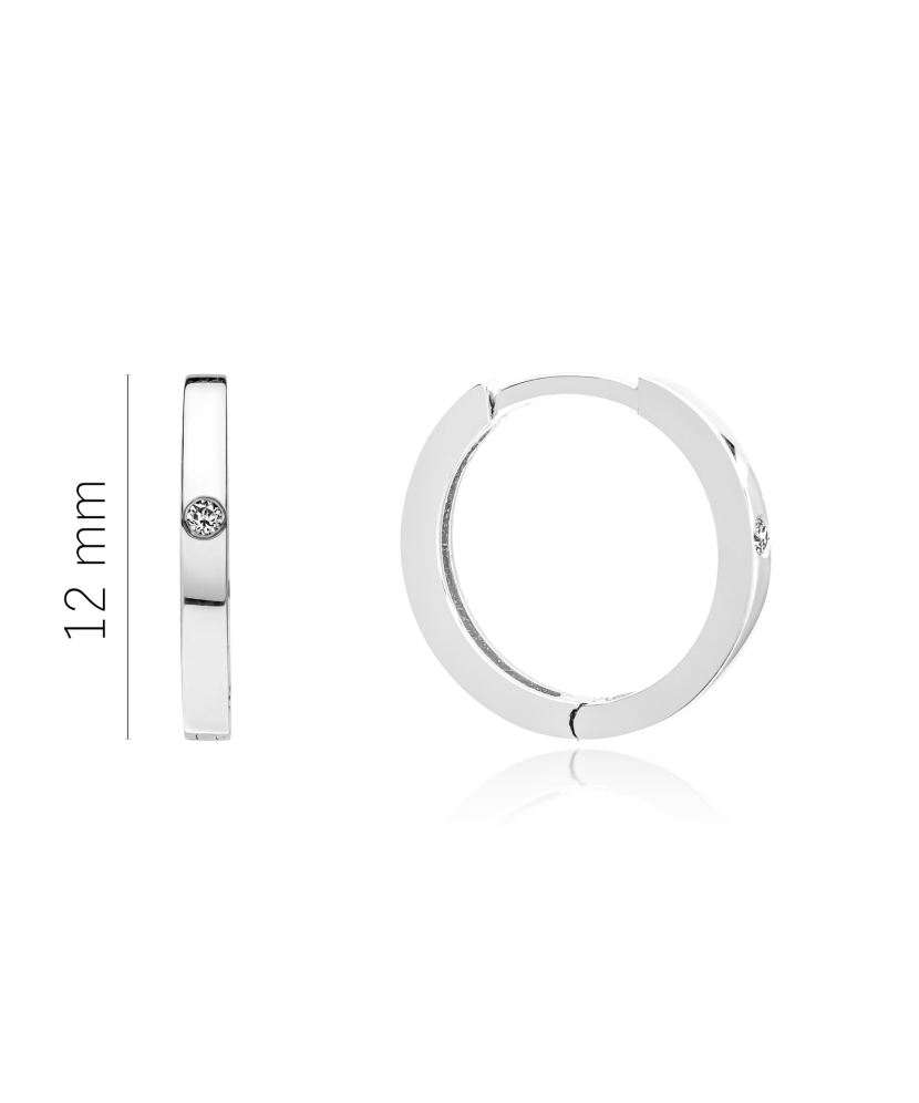 White Gold earrings with diamonds