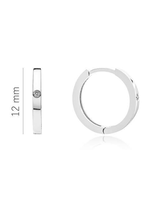 White Gold earrings with diamonds