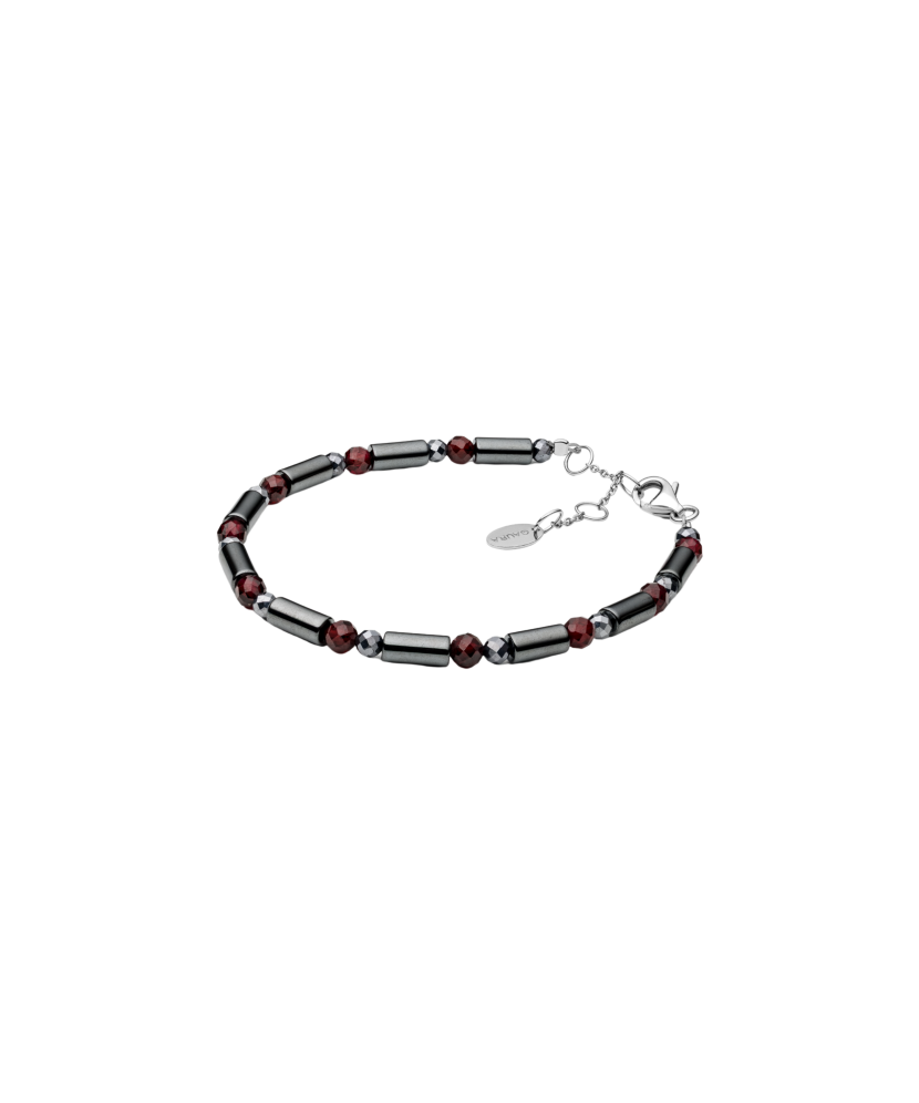 Bracelet with terahertz and garnet