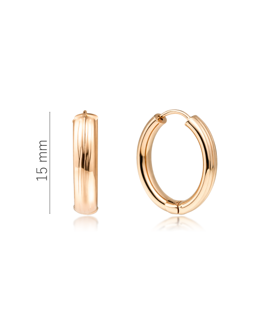 Engraved Gold Earrings