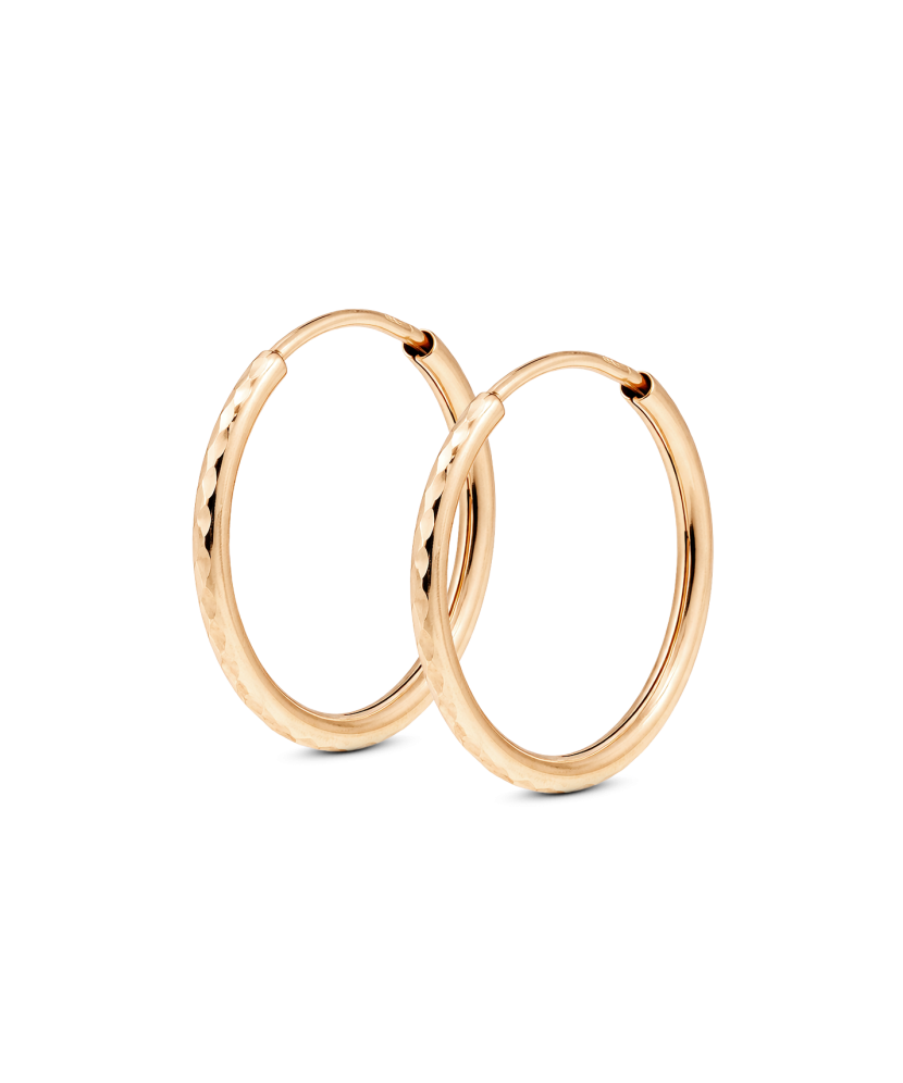 Kultakaiverretut korvakorut