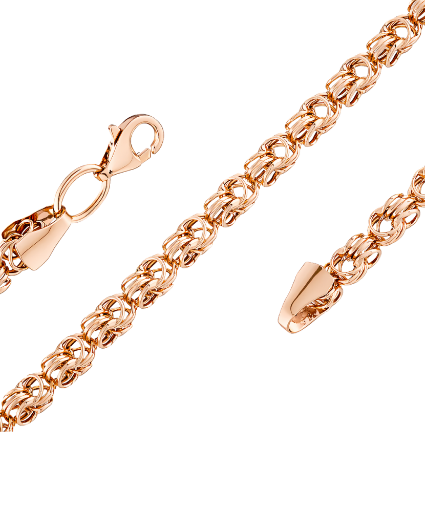 Gold chain "Rose" 3.2mm