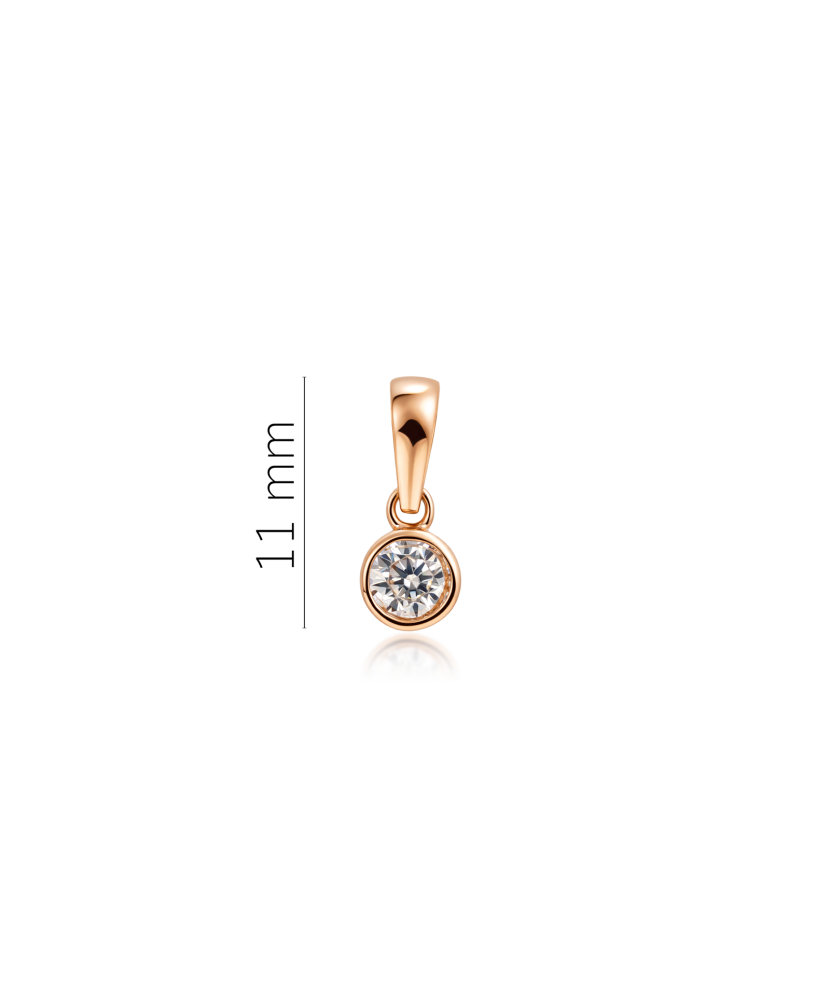 Kultainen riipus zirkonialla