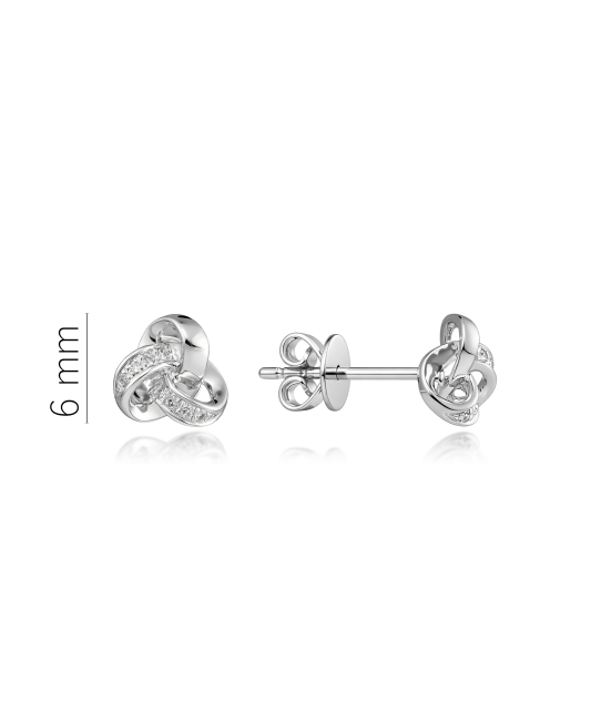 White Gold earrings with diamonds