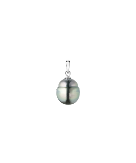 sterling silver pendant with Tahitian pearl