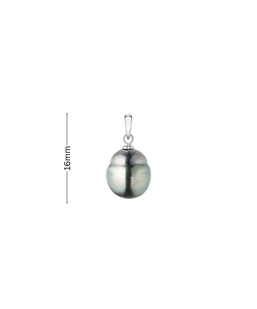 sterling silver pendant with Tahitian pearl