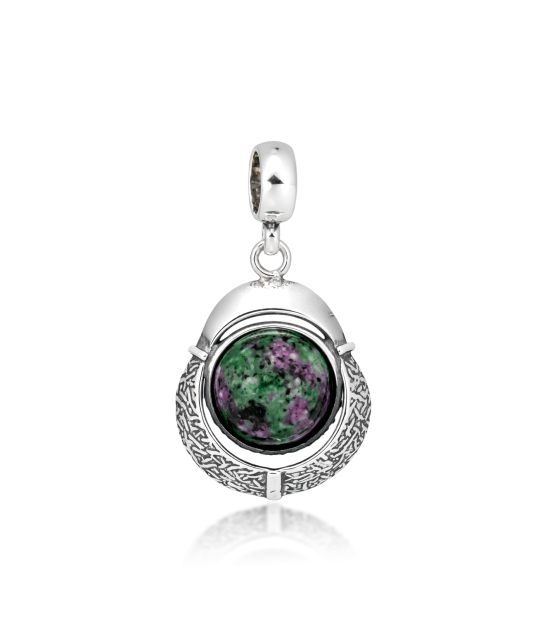 Sterling Silver pendant with jasper