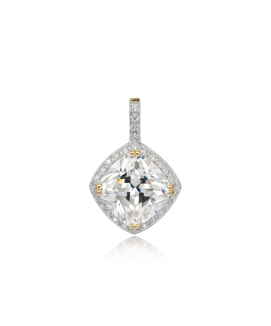 Kullattu Hopeariipus zirkoneilla