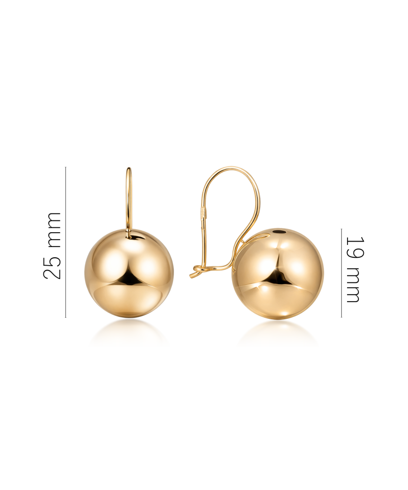 Gold earrings