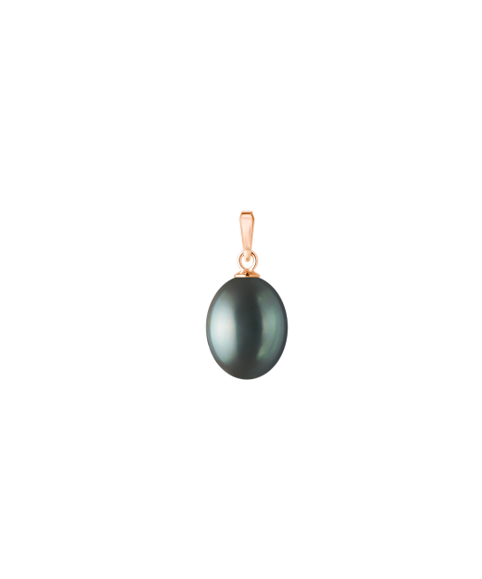 Gold-plated silver pendant with pearl