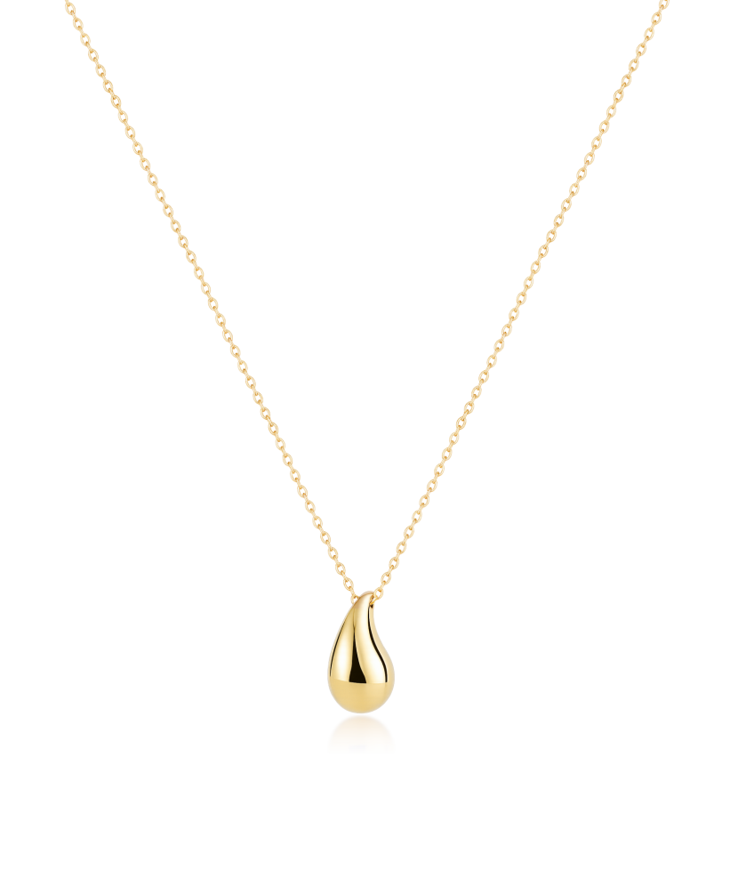 Yellow gold chain with pendant