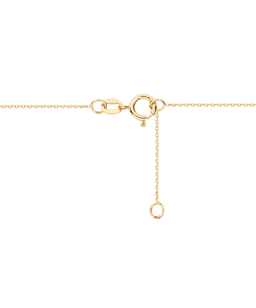Yellow gold chain with pendant