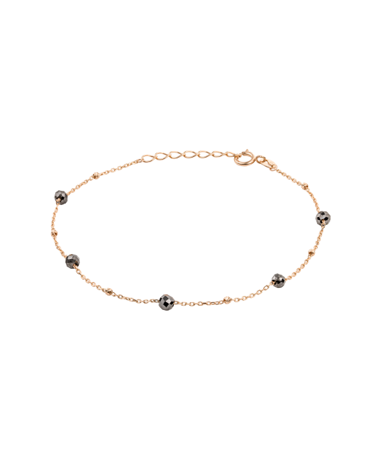 Gold bracelet with spinels