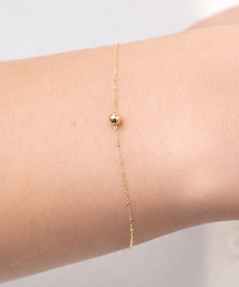 Yellow gold bracelet
