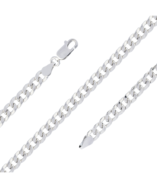 Sidabrinė apyrankė "Curb"  - Goldinga