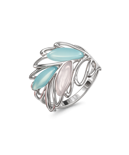 Sterling silver ring with amethyst