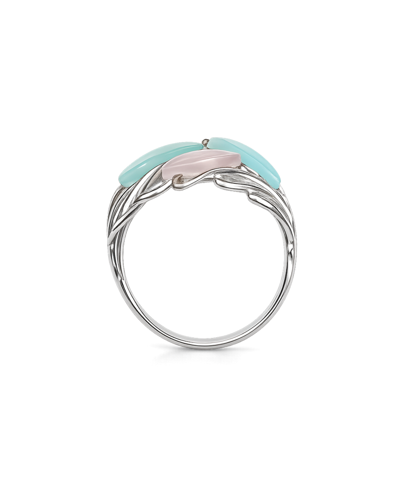 Sterling silver ring with amethyst