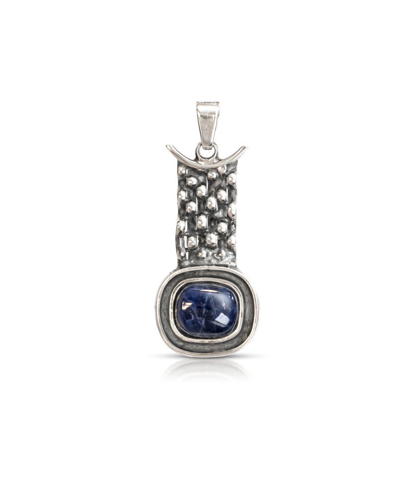 Sterling Silver pendant with lazurite