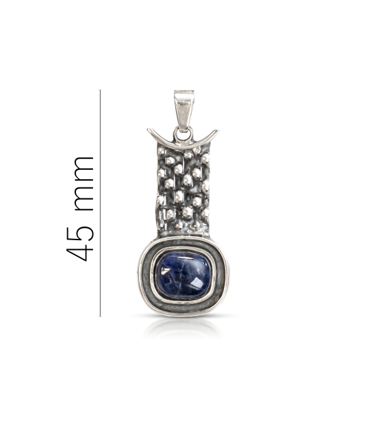 Sterling Silver pendant with lazurite