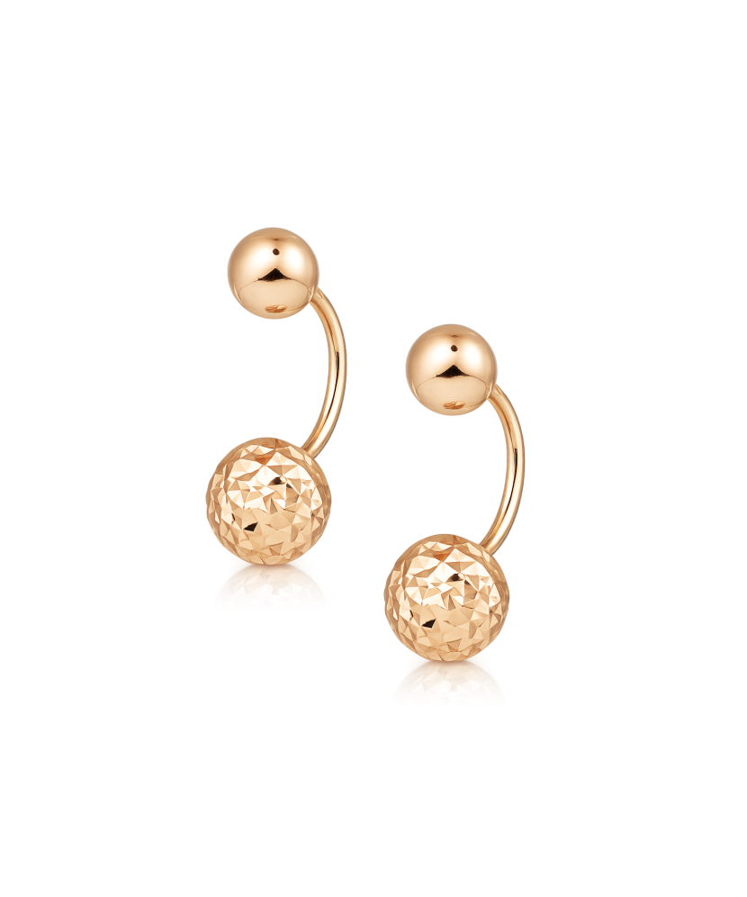 Auksiniai graviruoti auskarai