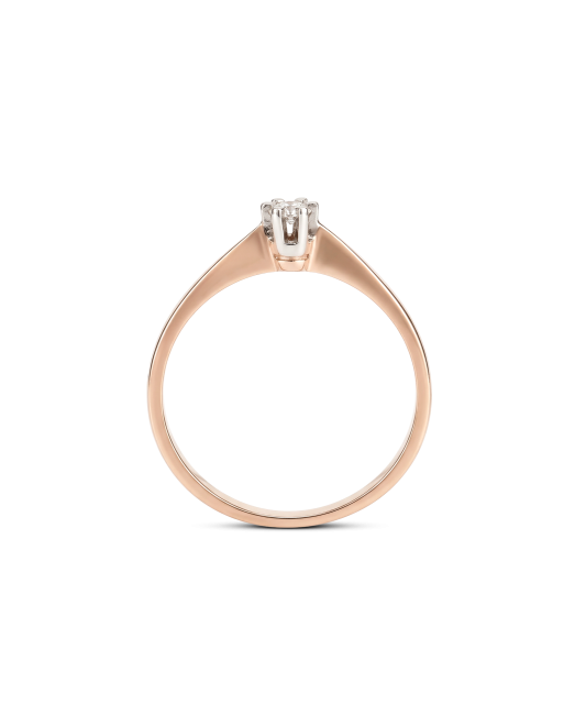 Auksinis žiedas su cirkoniais