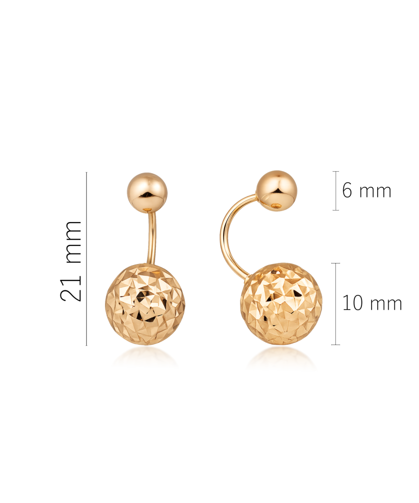 Kultakaiverretut korvakorut