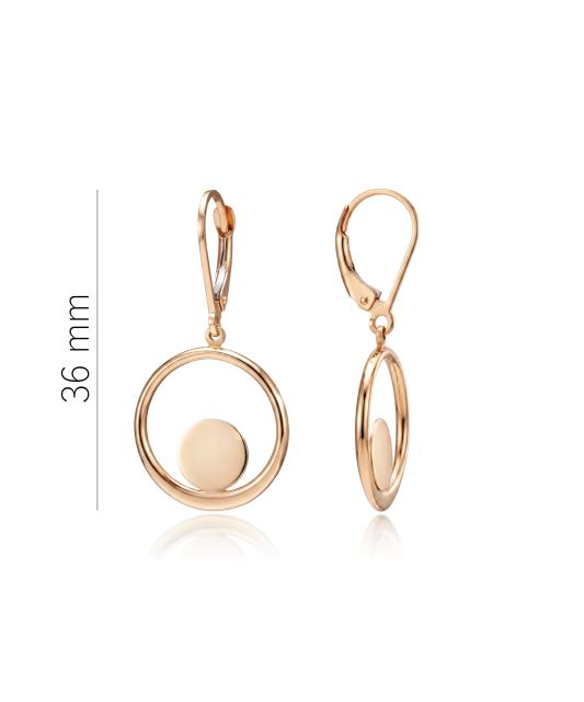 Gold earrings